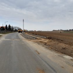 Przebudowa drogi Laski - Laski Borek - Trzcinica