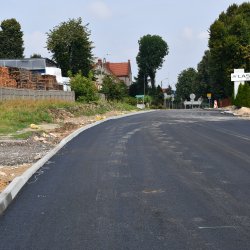 Prace w obrębie drogi powiatowej Laski - Trzcinica postępują
