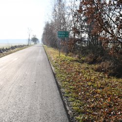 modernizacja drogi powiatowej nr 5601 P poprzez wykonanie nakładki asfaltowej na odcinku Czermin – Bralin - zrealizowano 810 mb