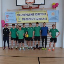 Reprezentacja VII LO w Kaliszu Szkoła Mistrzostwa Sportowego - IV miejsce w Finale Rejonu Kaliskiego w Futsalu