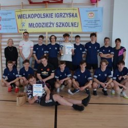 Reprezentacja LO Nr I w Kępnie - Wicemistrzowie Rejonu Kaliskiego w Futsalu
