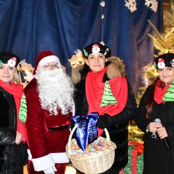 W trakcie spotkania z Mikołajem