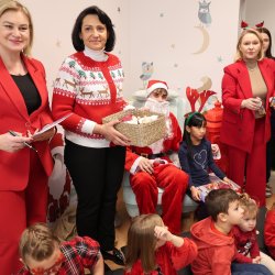 Podczas wizyty Mikołaja