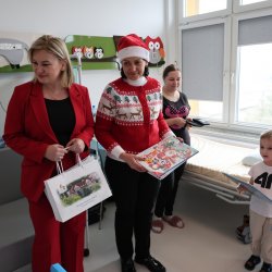 Podczas wizyty Mikołaja
