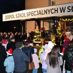 W trakcie spotkania z Mikołajem