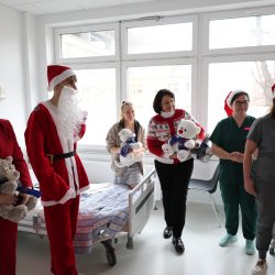 Podczas wizyty Mikołaja