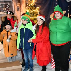 W trakcie spotkania z Mikołajem