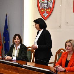 Starosta Kępiński Alicja Śniegocka, wicestarosta Renata Ciemny,