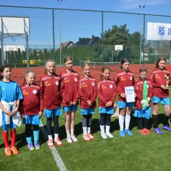 Reprezentacja SP Łęka Opatowska -Wicemistrzynie Powiatu