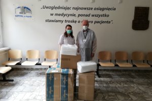 Fartuchy ochronne dla kępińskiego szpitala