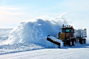 Zimowe utrzymanie dróg na terenie powiatu