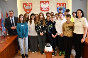 Spotkanie z uczniami ze Szkoły Podstawowej w Olsz