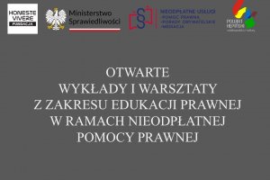 Otwarte wykłady z edukacji prawnej